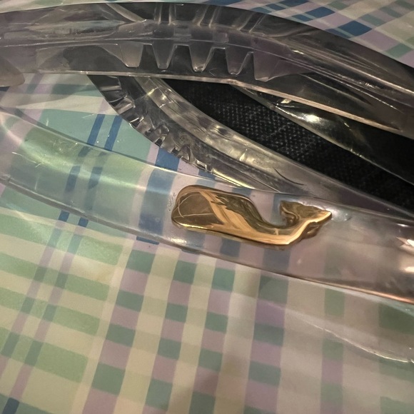 Vineyard Vines Women’s 10 Plaid Jelly Flip Flops - Picture 4 of 6